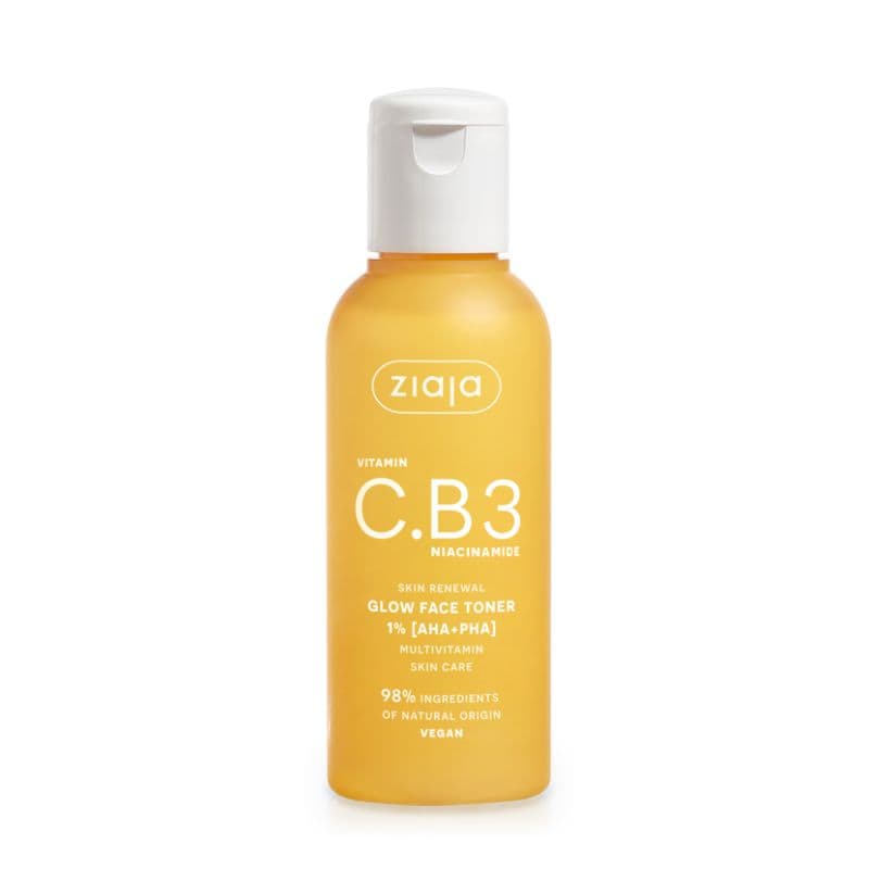 Ziaja c.b3 vitamín niacinamid exfoliačný tonik na tvár 1% (aha+pha) 120 ml