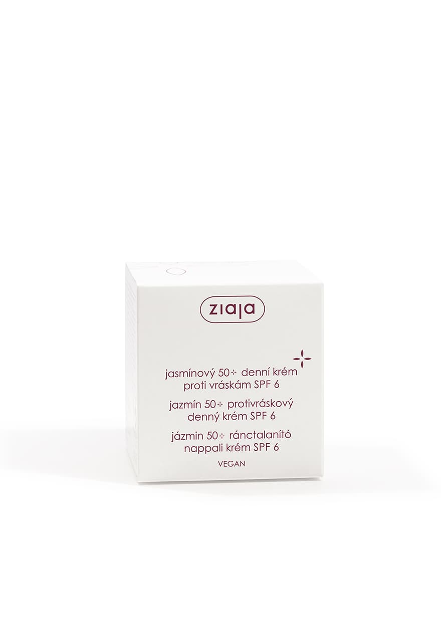 Ziaja denný krém s jasmínovým maslom proti vráskam SPF 6 50 ml - 82521