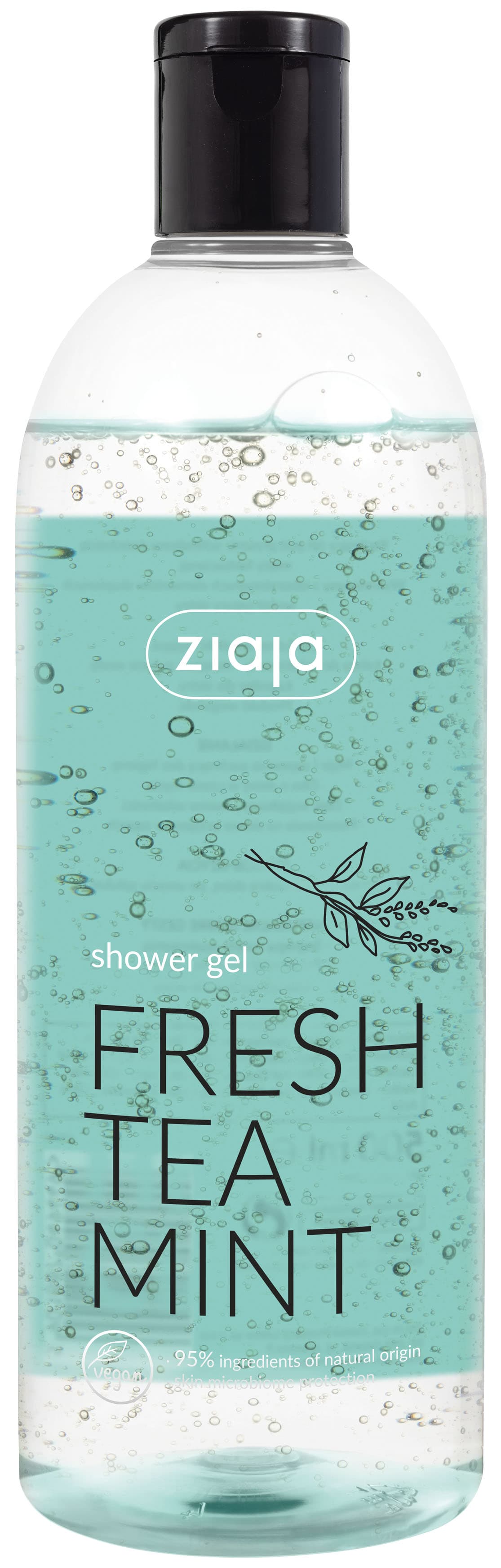 Ziaja Sprchový gél Fresh Tea Mint 500 ml - 86045
